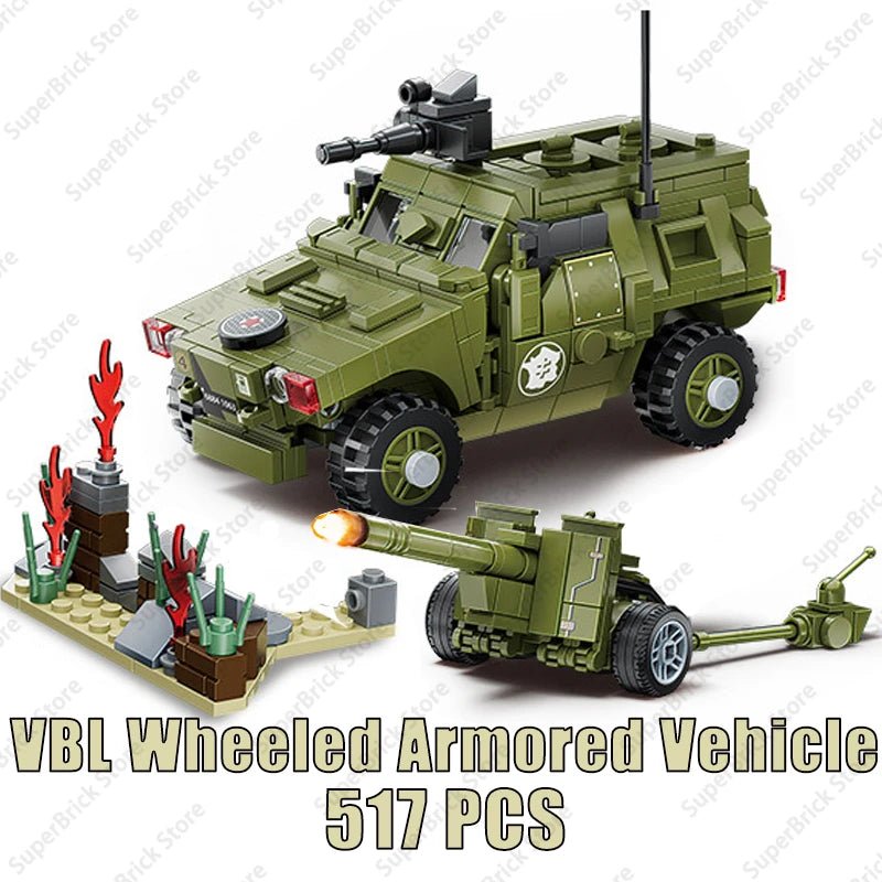 2024 Military Boxer XM808 – Ultimate Armor Vehicle Building Set for Kids! - Toys Market