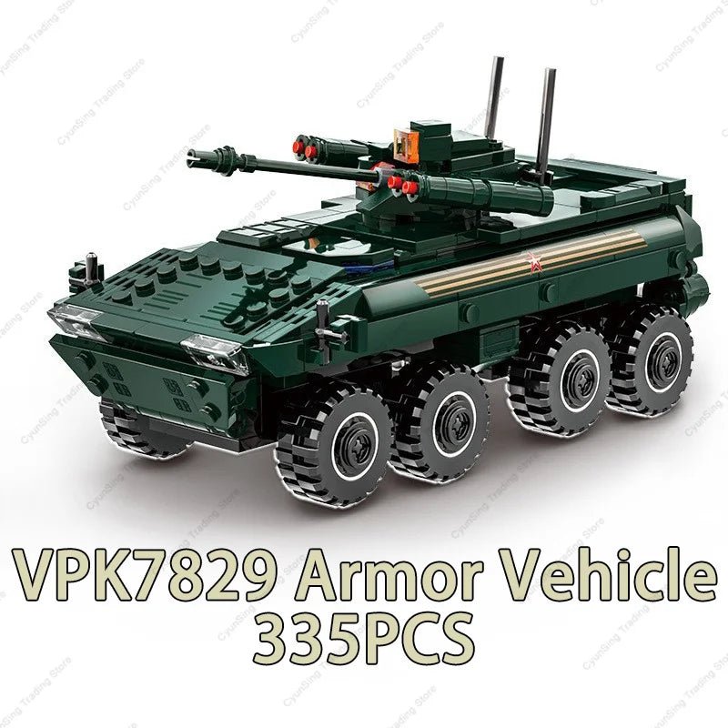 2024 Military Boxer XM808 – Ultimate Armor Vehicle Building Set for Kids! - Toys Market