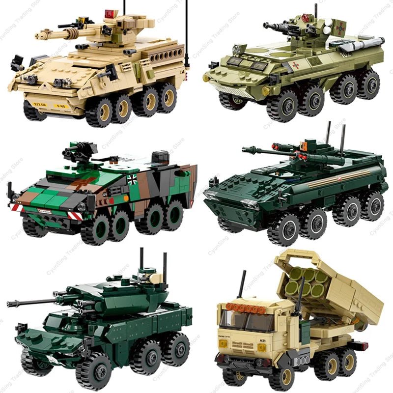 2024 Military Boxer XM808 – Ultimate Armor Vehicle Building Set for Kids! - Toys Market