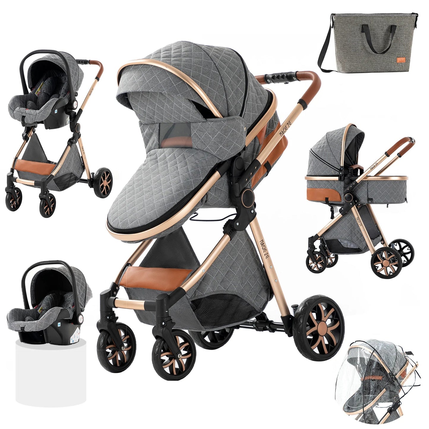 3 - in - 1 Ultimate Baby Stroller System - Toys Market