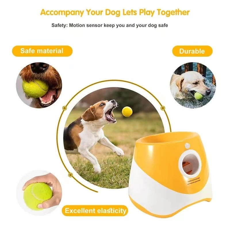 AutoPlay Rechargeable Dog Tennis Launcher - Toys Market