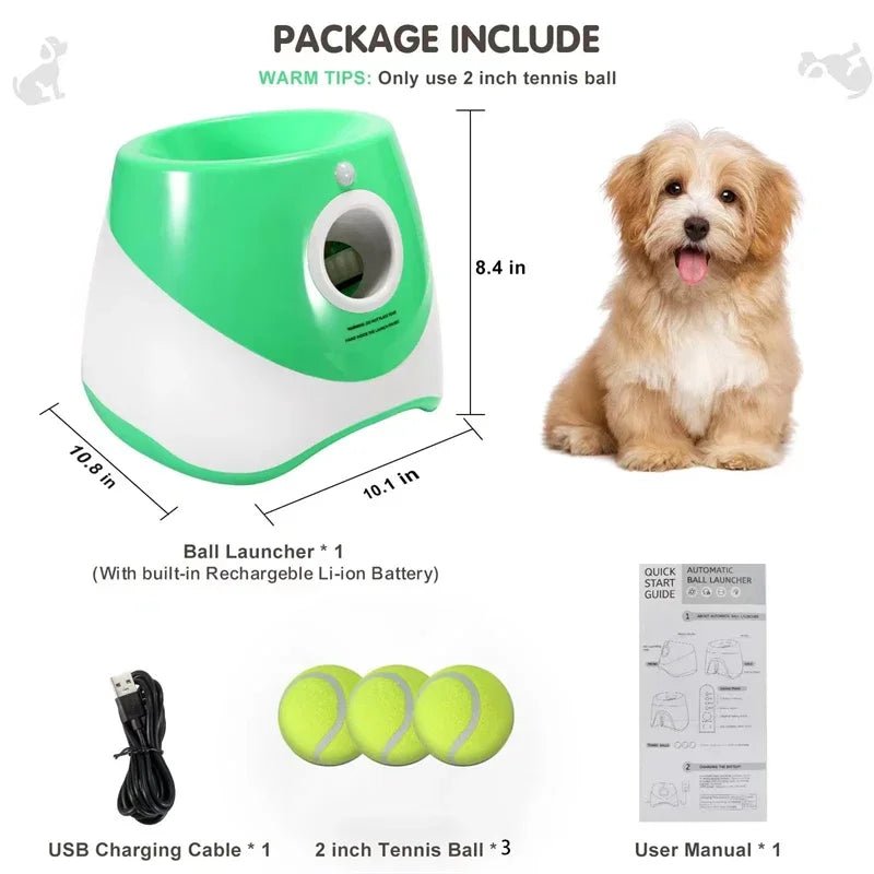 AutoPlay Rechargeable Dog Tennis Launcher - Toys Market