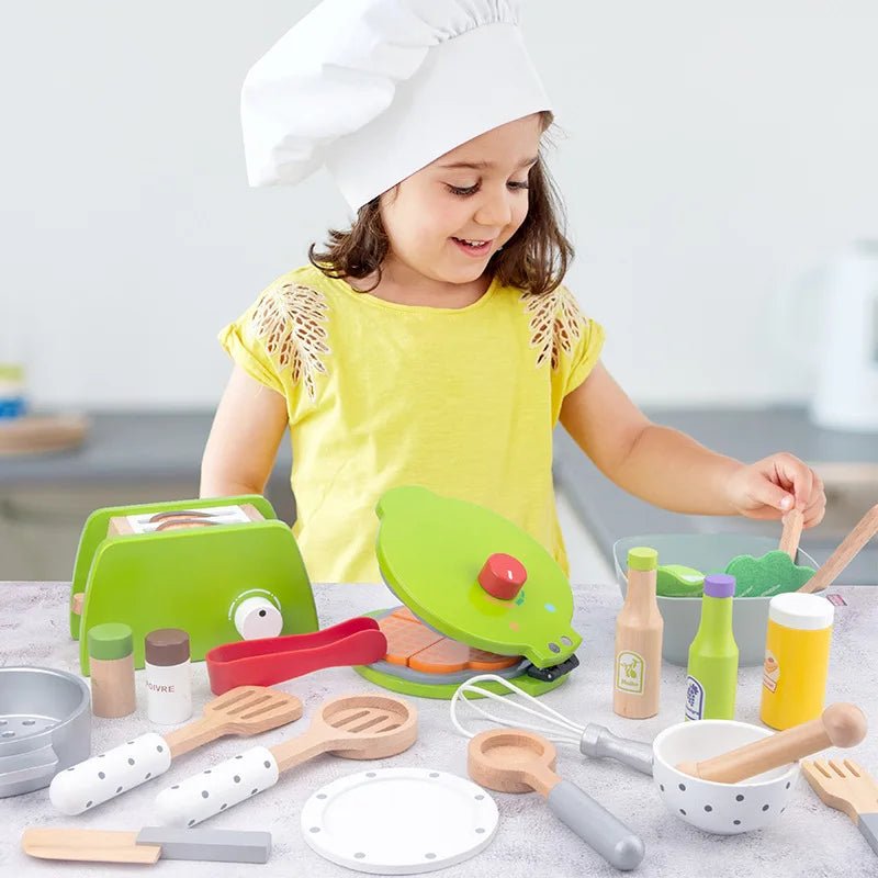 DIY Wooden Kitchen & Coffee Play Set – Cook, Create, Imagine! - Toys Market