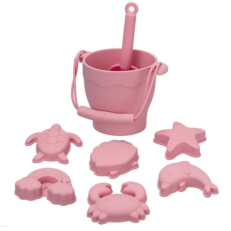 Eco - Friendly Beach Fun Set – 8 - Piece Silicone Summer Toys! - Toys Market