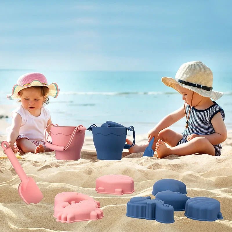 Eco - Friendly Beach Fun Set – 8 - Piece Silicone Summer Toys! - Toys Market