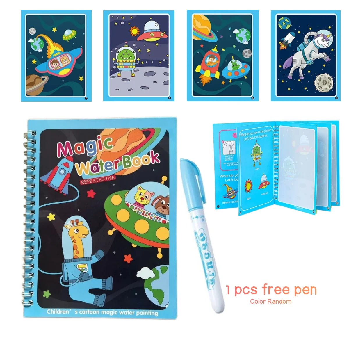 Enchanting Water Magic Coloring Book - Toys Market