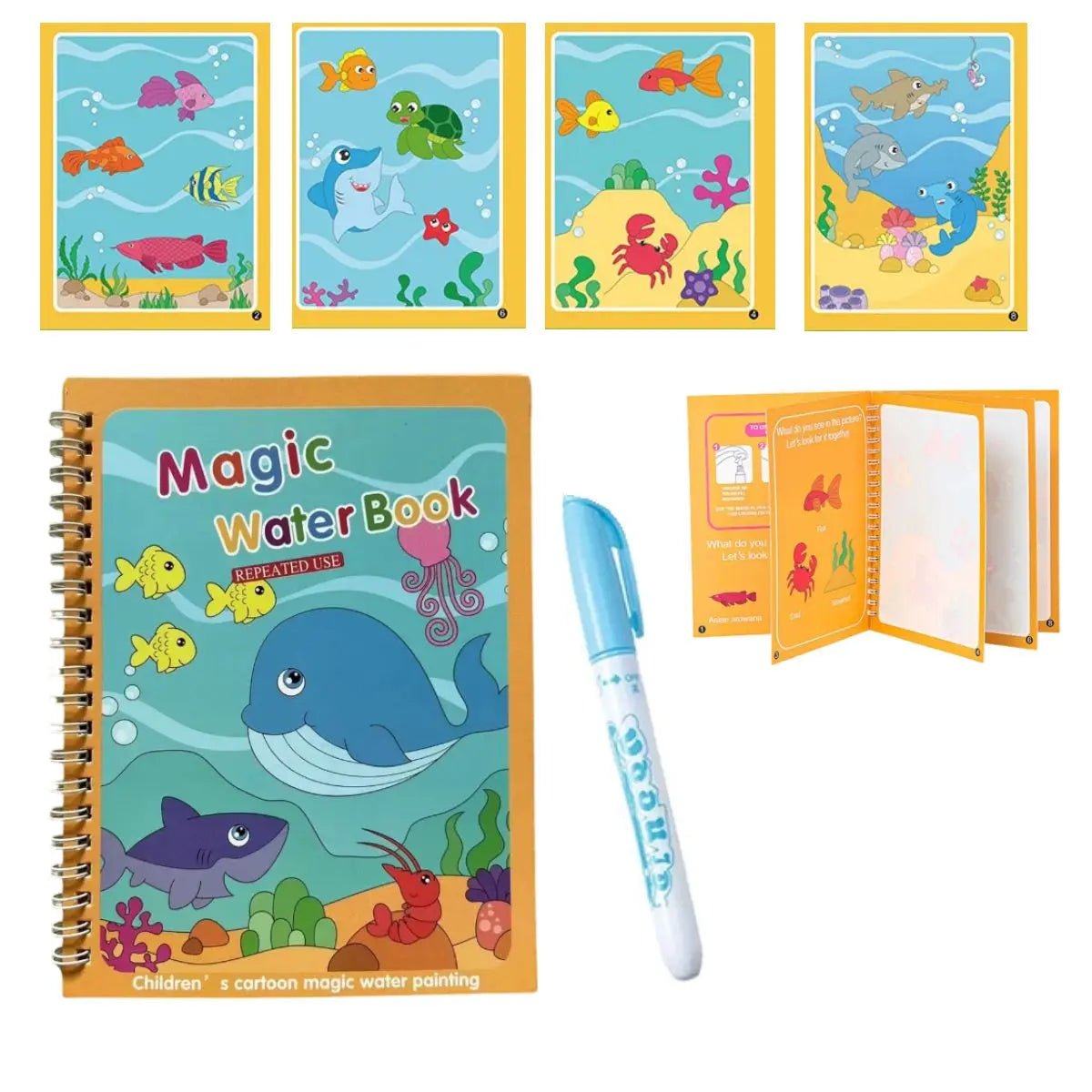 Enchanting Water Magic Coloring Book - Toys Market