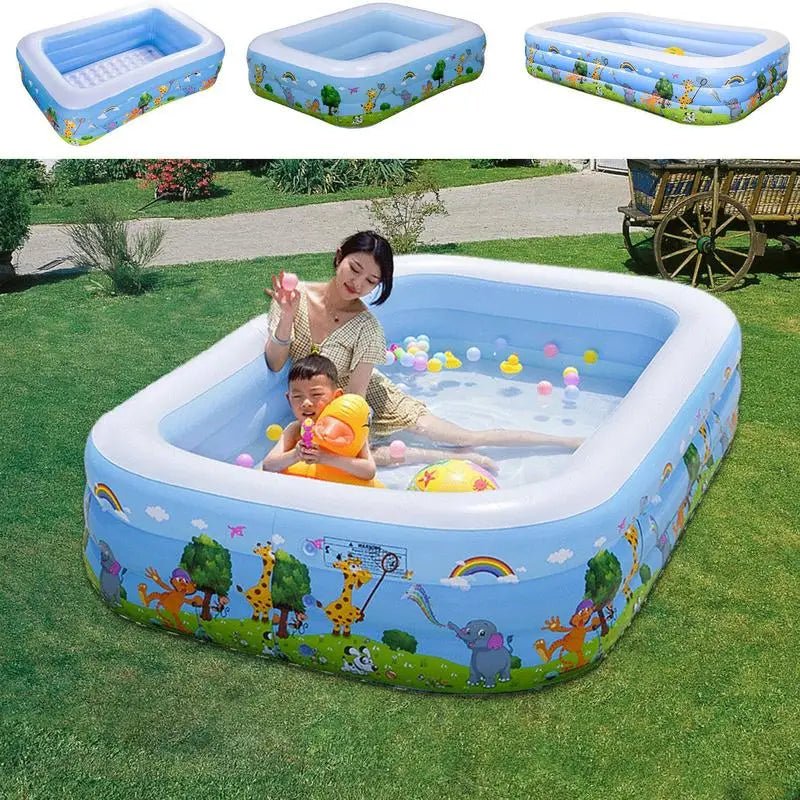 Family SplashZone – Thicken Inflatable Pool for Ultimate Summer Fun! - Toys Market