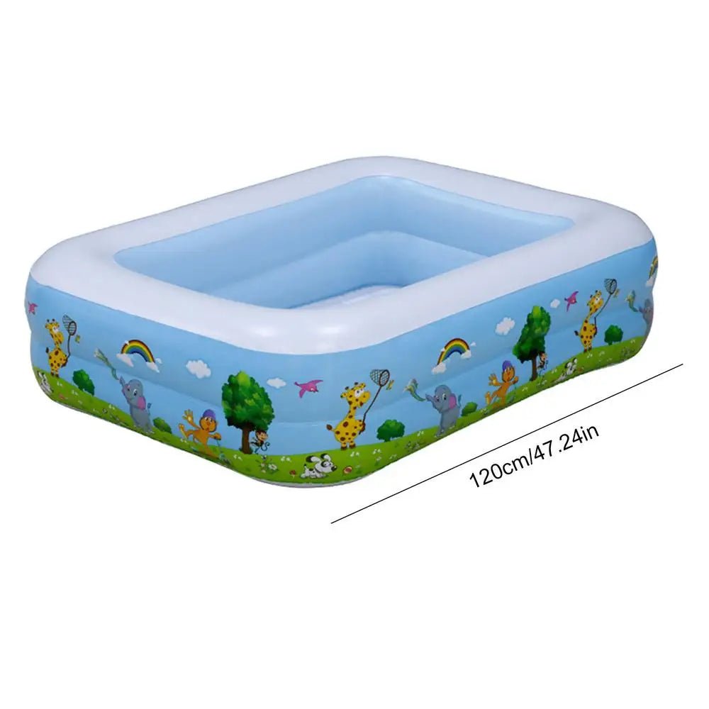 Family SplashZone – Thicken Inflatable Pool for Ultimate Summer Fun! - Toys Market