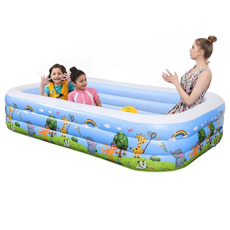 Family SplashZone – Thicken Inflatable Pool for Ultimate Summer Fun! - Toys Market