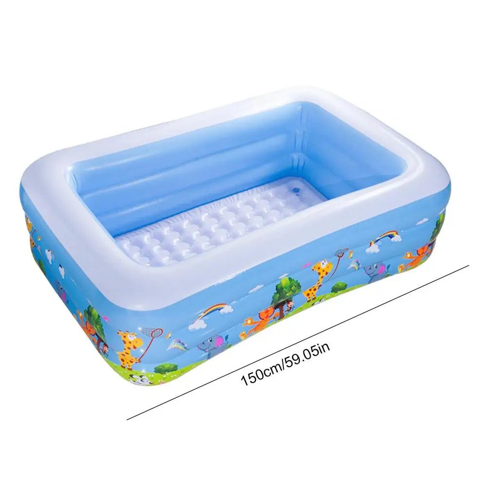 Family SplashZone – Thicken Inflatable Pool for Ultimate Summer Fun! - Toys Market