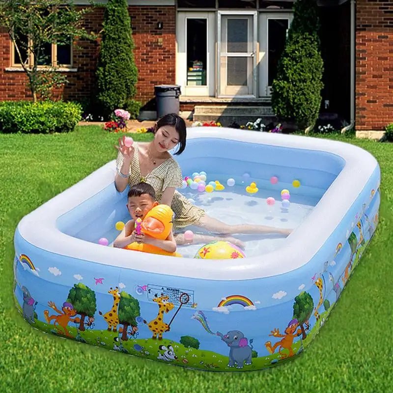 Family SplashZone – Thicken Inflatable Pool for Ultimate Summer Fun! - Toys Market