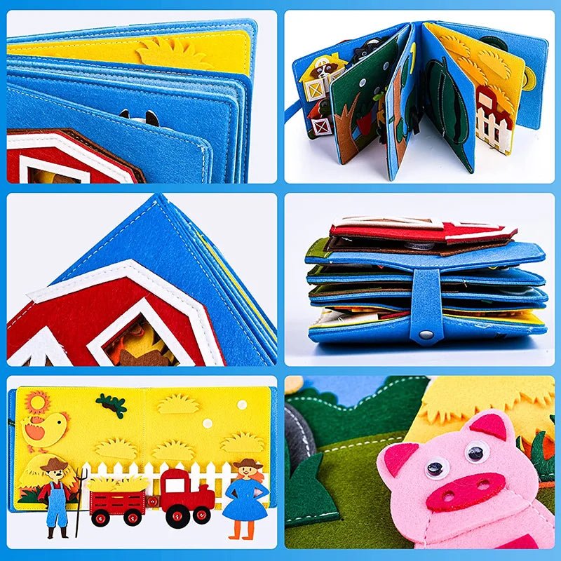 Farm Fables Montessori Busy Board – Engaging Sensory Fun for Toddlers! - Toys Market