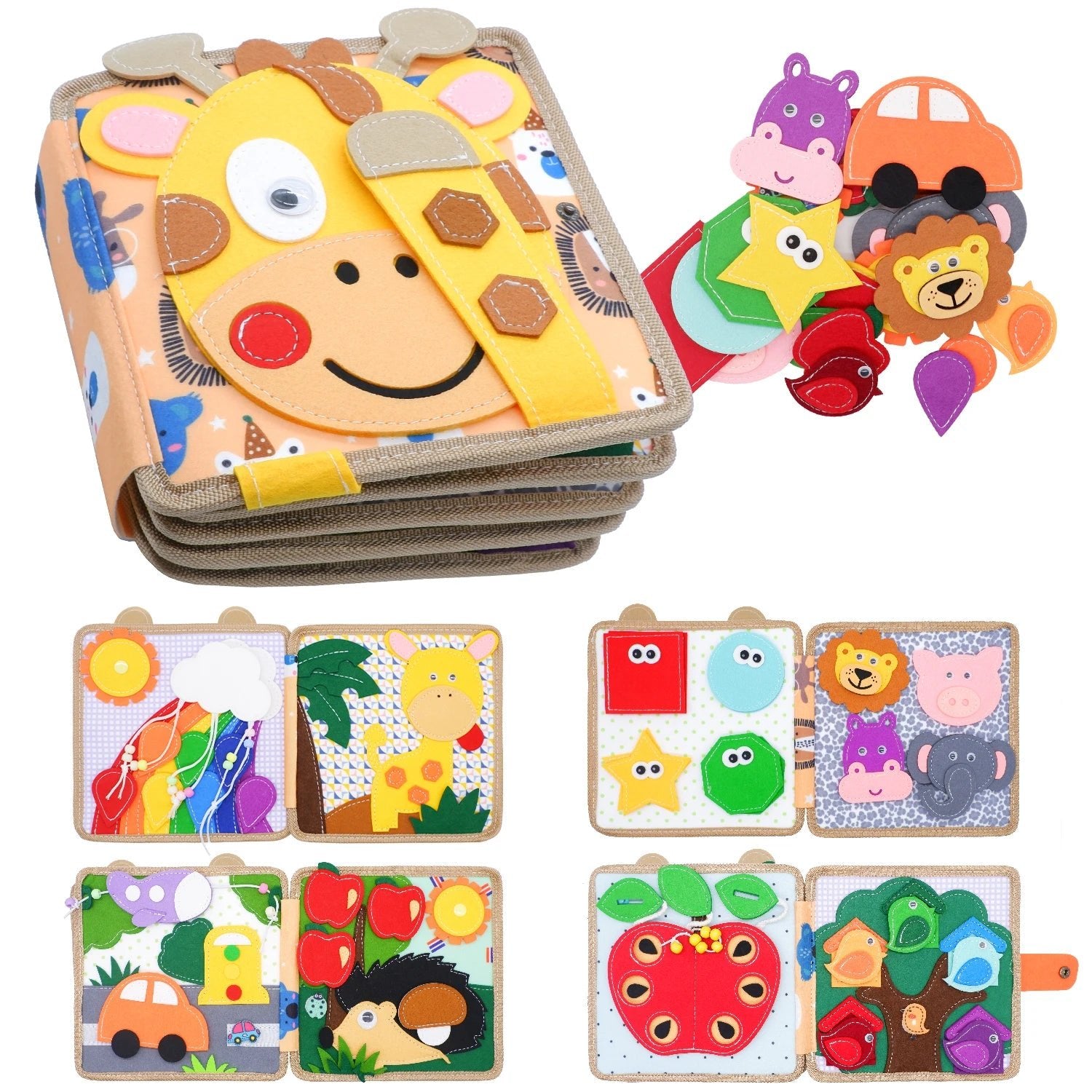 Farm Fables Montessori Busy Board – Engaging Sensory Fun for Toddlers! - Toys Market