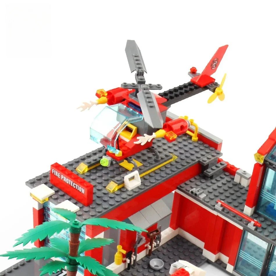 Fire Station Adventure Building Set – Heroes in Action! - Toys Market