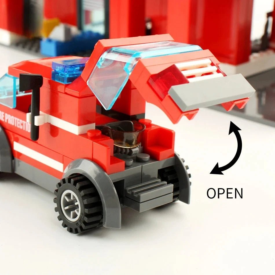 Fire Station Adventure Building Set – Heroes in Action! - Toys Market