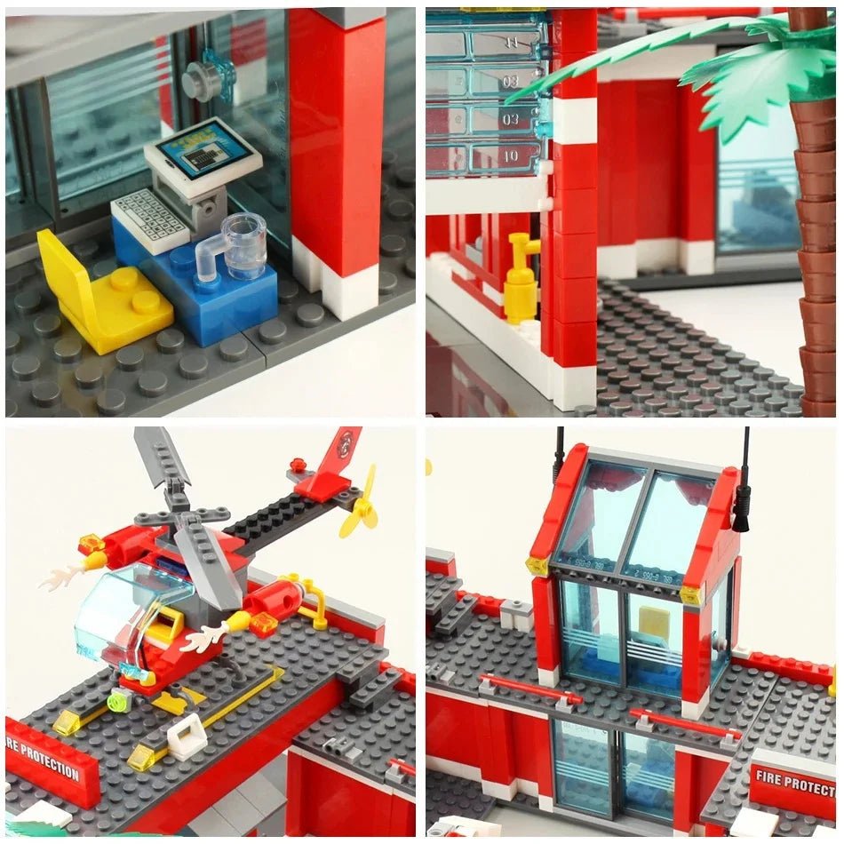 Fire Station Adventure Building Set – Heroes in Action! - Toys Market