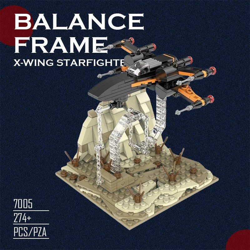 Galactic Tensegrity X - Wing – Ultimate Space War Building Set! - Toys Market