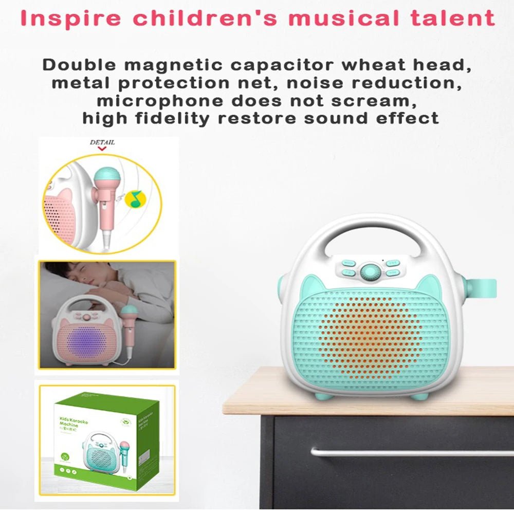 KidzJam Wireless Karaoke Speaker – Party Ready with LED Lights! - Toys Market