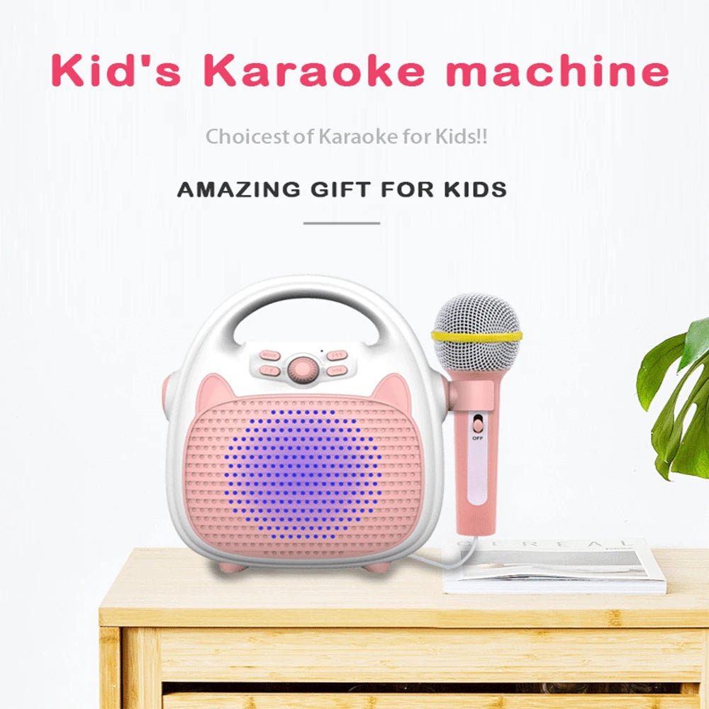 KidzJam Wireless Karaoke Speaker – Party Ready with LED Lights! - Toys Market