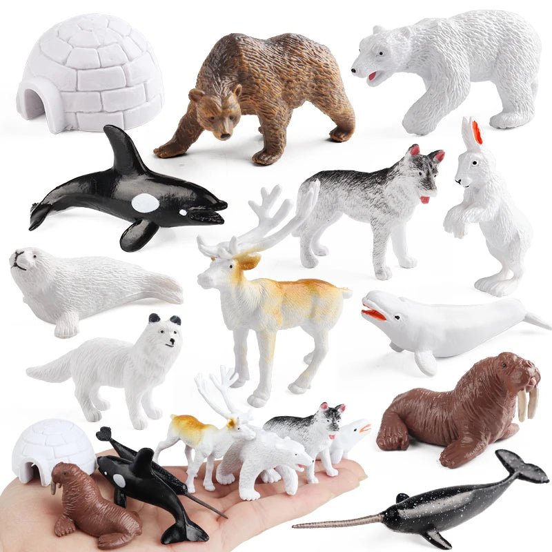 Miniature Montessori Animal Action Figures – Wild, Farm, Ocean Fun! - Toys Market