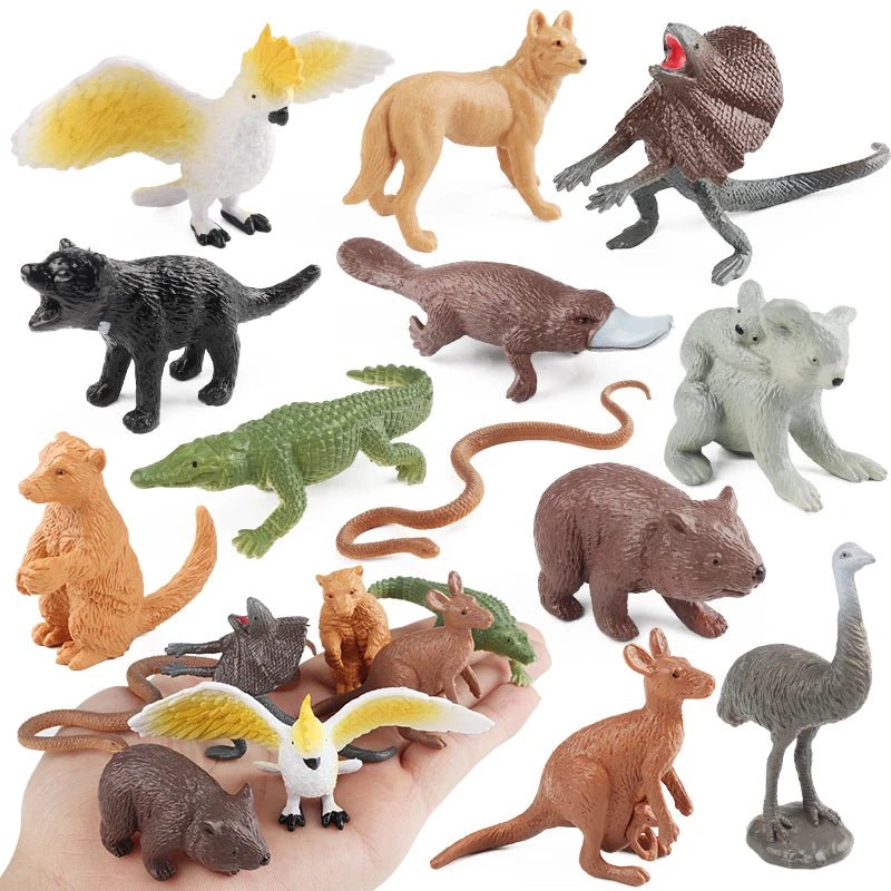 Miniature Montessori Animal Action Figures – Wild, Farm, Ocean Fun! - Toys Market