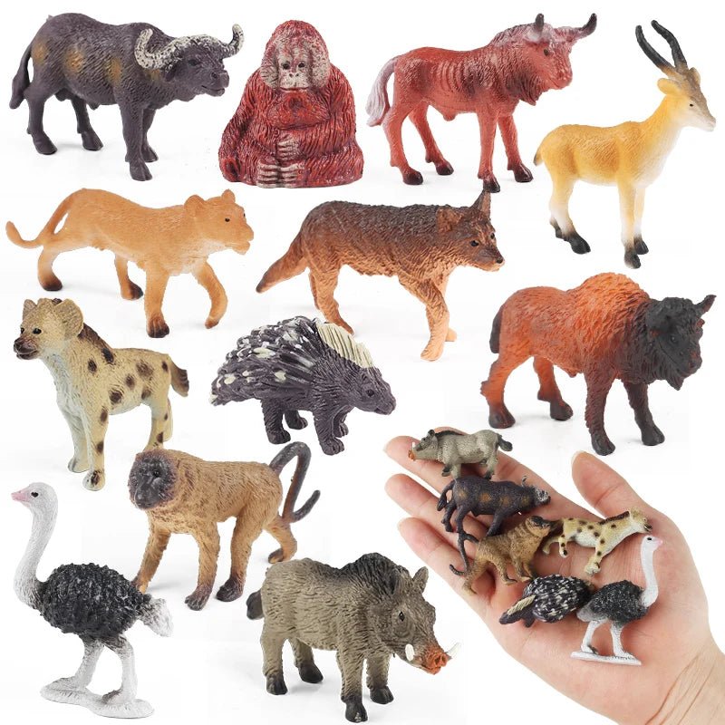 Miniature Montessori Animal Action Figures – Wild, Farm, Ocean Fun! - Toys Market