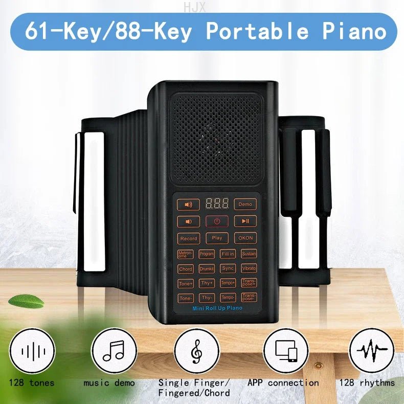 Portable Hand Roll Piano – 88/61 Key Electronic Keyboard for Kids! - Toys Market