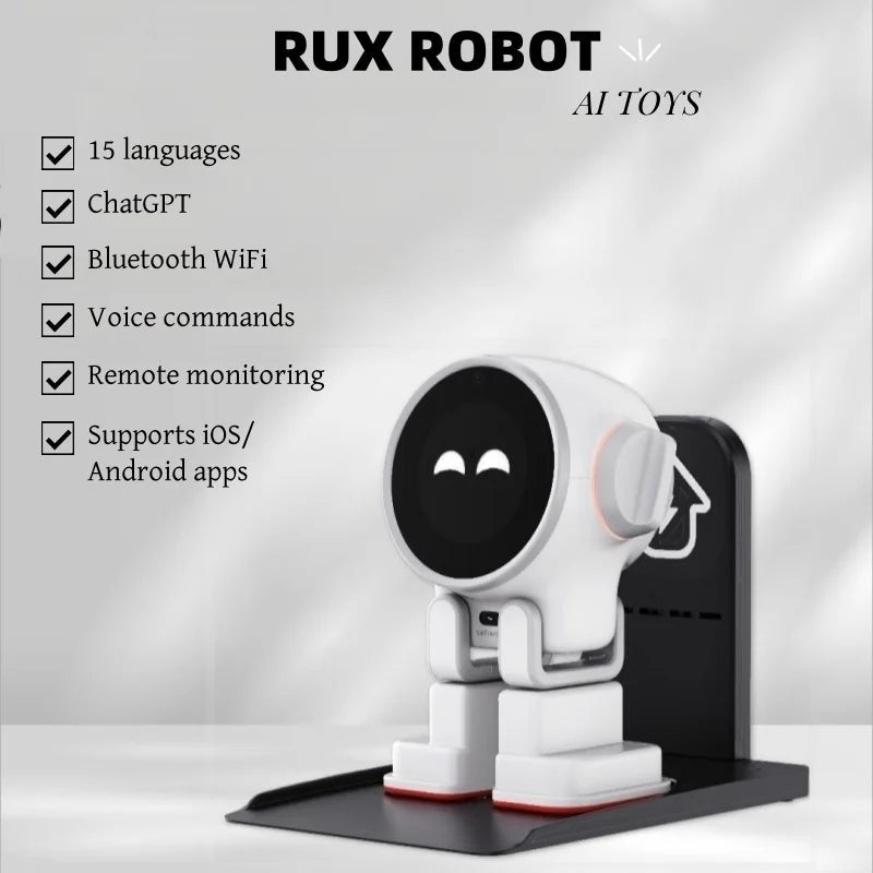 Rux Smart AI Robot: Your Interactive Desktop Companion - Toys Market