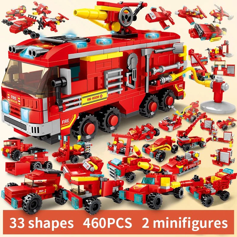 ToylinX Fire Station Building Set – Ultimate Rescue Adventure for Kids! - Toys Market