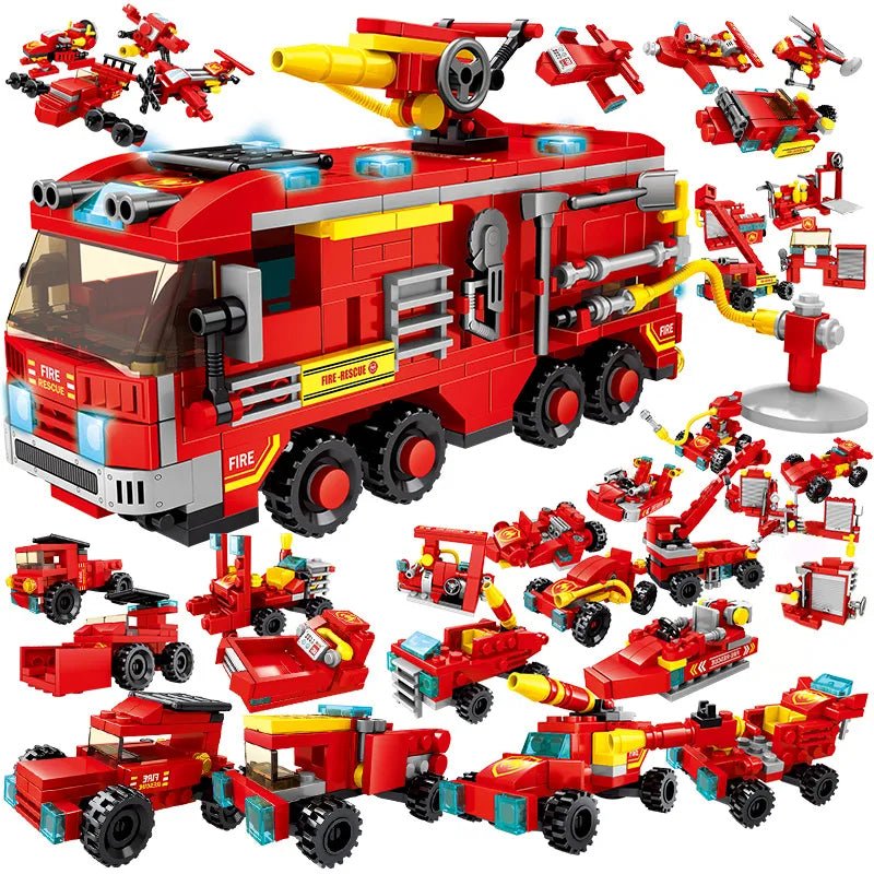 ToylinX Fire Station Building Set – Ultimate Rescue Adventure for Kids! - Toys Market