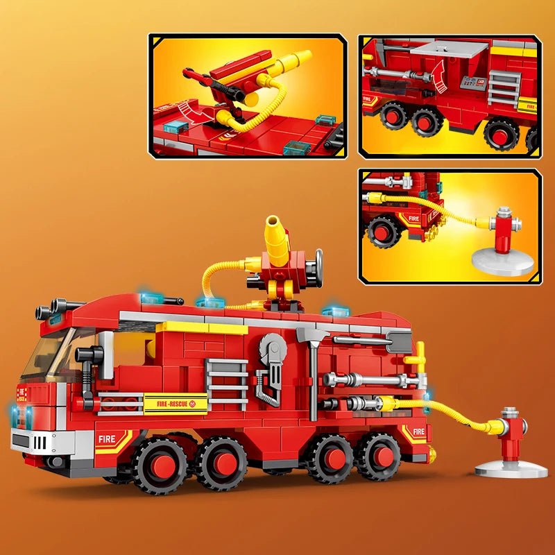 ToylinX Fire Station Building Set – Ultimate Rescue Adventure for Kids! - Toys Market