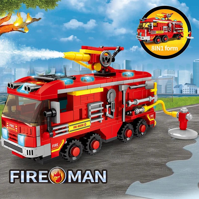 ToylinX Fire Station Building Set – Ultimate Rescue Adventure for Kids! - Toys Market