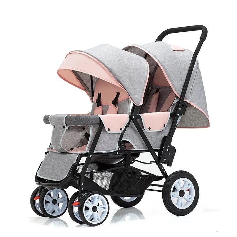 Ultimate Twins Baby Stroller – Lightweight & Collapsible Double Seat - Toys Market